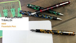 Tibaldi N60 Fountain Pen Unboxing [upl. by Adnwahs]