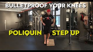 Bulletproof Your Knees Poliquin Step Up Improve Mobility [upl. by Ahearn]