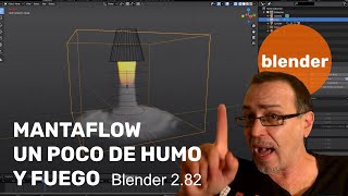 Mantaflow fuego y humo Receta rápida para crear humo con Blender [upl. by Dwyer]