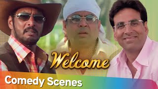 Welcome  Best Comedy Scenes  Akshay Kumar Paresh Rawal  Nana Patekar  Bollywood Comedy [upl. by Acinot]