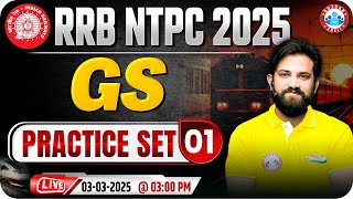 RRB NTPC GS Classes 2025  RRB NTPC GS Practice Set 01  GS for RRB NTPC  GS By Naveen Sir [upl. by Anilra704]