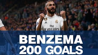 KARIM BENZEMA  200 Real Madrid goals [upl. by Rickart331]