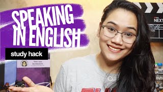 How to Speak English Fluently  4 Tips Para Gumaling MagEnglish  Study Hack [upl. by Yrrum]