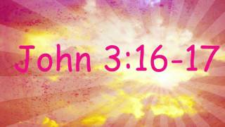 John 316  Bible Memory Verse Song For Children [upl. by Mayworm]