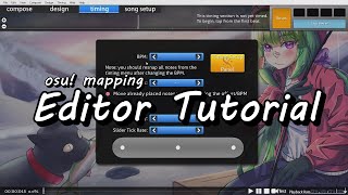 osu Editor Tutorial for Beginners [upl. by Nelyak601]