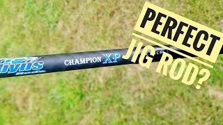 Searching for BEST JIG ROD  Dobyns Champion XP 744c Jig Special Rod Review [upl. by Ruprecht]