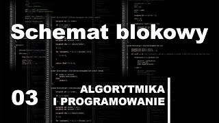 03 Schemat blokowy – Kurs algorytmika i programowanie [upl. by Anihs]