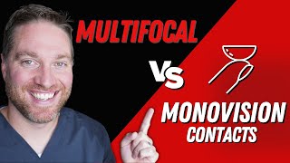 Multifocal VS Monovision Contacts  Contacts For Presbyopia [upl. by Burkle]