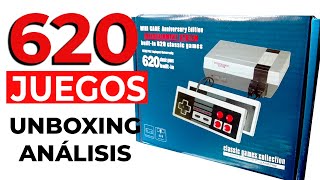 620 JUEGOS RETRO  Mini Consola NES  UNBOXING y ANÁLISIS 🎮😮 [upl. by Rehm]