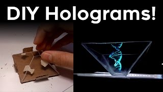 DIY Hologram Pyramid  How To [upl. by Aititil104]