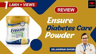 ENSURE DIABETES CARE POWDER REVIEW  DIAAFIT [upl. by Aliuqaj]