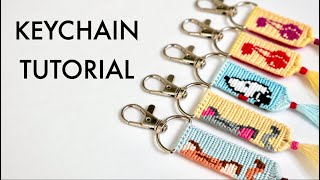 Starting and Ending Keychains  Nini Knots [upl. by Modnar]