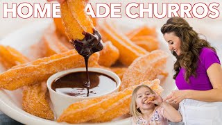 How To Make Easy Homemade Churros  Churros Recipe [upl. by Paterson687]