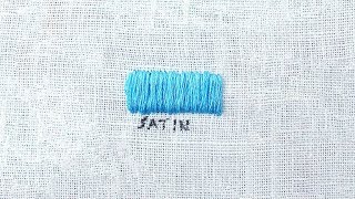 How to do a Satin Stitch [upl. by Calbert]