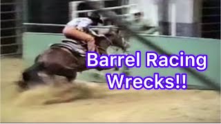 Barrel Racing Wrecks amp Spills [upl. by Xineohp]