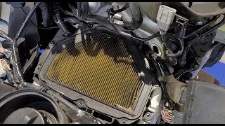 2018 Goldwing DCT Tour Air Filter Replacement [upl. by Oelgnaed]