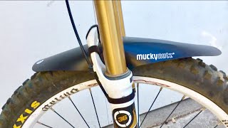 Mucky Nutz MTB Fender Installation [upl. by Artus]