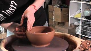 Pottery Making a Bowl [upl. by Gareri768]