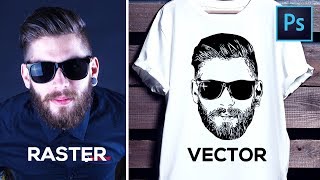 How to Convert Raster Image into Vector in Photoshop [upl. by Kcirdet467]