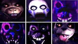 Five Nights at Candys 3 ALL JUMPSCARES [upl. by Karwan119]