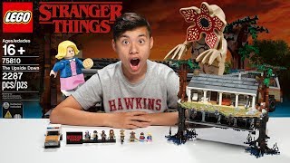 THE UPSIDE DOWN LEGO Stranger Things  Set 75810 Timelapse Build amp Review [upl. by Narine970]