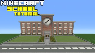 Minecraft Tutorial How To Make A School [upl. by Kruter970]