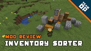 Minecraft Mod Inventory Sorter Review  TeamOP [upl. by Gareri]