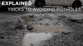 Tricks for avoiding potholes  Drivingca [upl. by Olin]