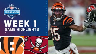 Cincinnati Bengals vs Tampa Bay Buccaneers  Preseason Week 1 2021 NFL Game Highlights [upl. by Tebasile]