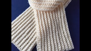 LESS THEN 3 HOURS  Crochet Scarf Tutorial [upl. by Safko148]