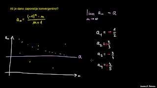 Ali je zaporedje konvergentno 3 [upl. by Thamos]