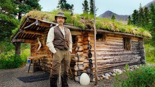 Alone at Dick Proennekes Log Cabin in the Wilderness  Silence and Solitude in Alaska [upl. by Bara]