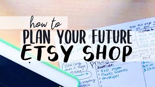 Do This Before Starting Your Etsy Shop FREE Planning Worksheets [upl. by Oicinoid]