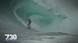 Daredevil surfers chase massive waves at Shipstern Bluff [upl. by Possing]