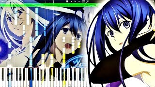 Brynhildr in the Darkness OP  Piano Tutorial 極黒のブリュンヒルデ 【ピアノ】 [upl. by Aiket637]