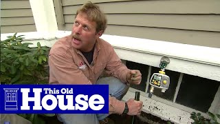 How to Install InGround Sprinklers  This Old House [upl. by Yla]