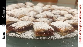 PASTA SFOGLIA alle FRAGOLE  Un Dolce Semplice e Veloce [upl. by Heyer]