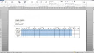 Como hacer una libreta de calificaciones en word Correspondencia [upl. by Millur]