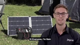 How to set up a portable solarrecharged battery system [upl. by Anilev]