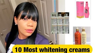 Top 10 most effective skin whitening creams [upl. by Noslien]