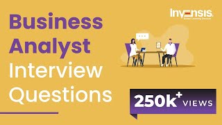 Business Analyst Interview Questions and Answers  Business Analyst Interview Preparation [upl. by Iago]