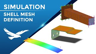 SOLIDWORKS Simulation Shell Definition [upl. by Okiron]