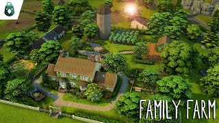 Huge English Farm 🐔🐄  Sims 4 Cottage Living Speed Build [upl. by Pennie]