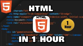 Learn HTML in 1 hour 🌎 [upl. by Adi]