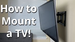 How to Properly Mount a TV to a Wall Step by Step [upl. by Byran684]