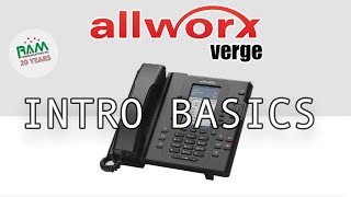 AllWorx Verge How to Use the Basics Functions of Your Phone System [upl. by Ivz]