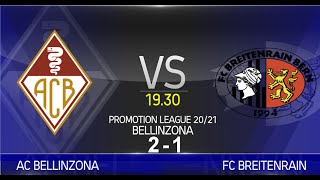 AC Bellinzona VS FC Breitenrain Promotion League 2021 [upl. by Amor]