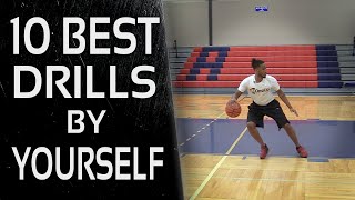 Top 10 Best Basketball Drills to Do By Yourself [upl. by Neeuq857]