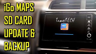 How to update iGo Maps SD Card in DIGIPAD  Honda WRVCityAmazeJazz  TravelTECH [upl. by Blodgett]