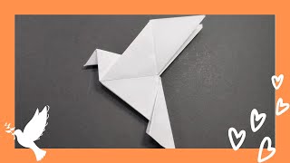 🕊️Como hacer la PALOMA DE LA PAZ Origami❤️🕊️ [upl. by Salaidh]